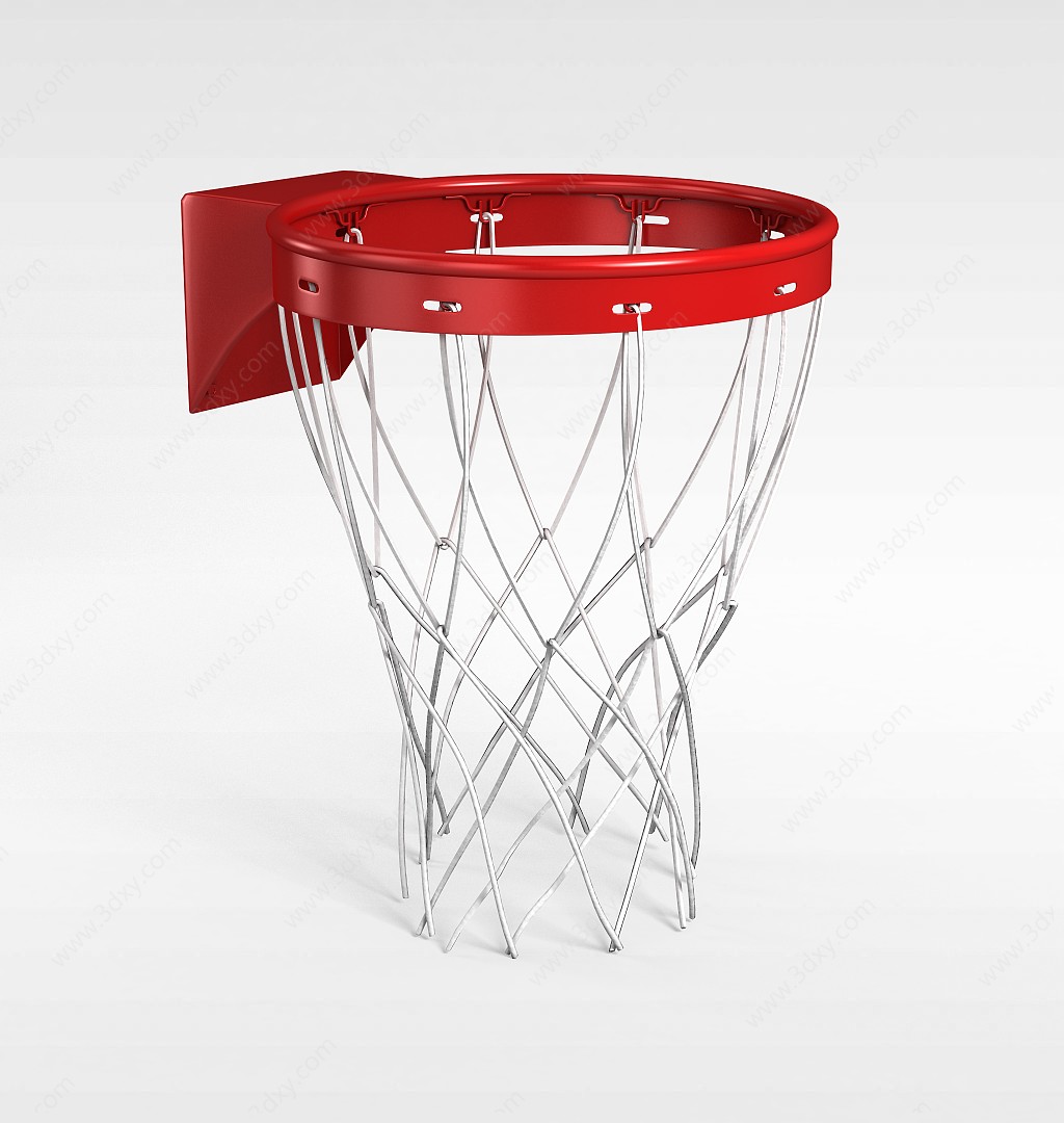 室外篮球筐3D模型