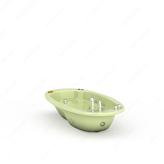 单人浴缸3D模型