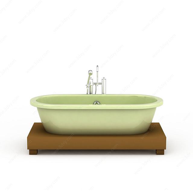 简约浴缸3D模型