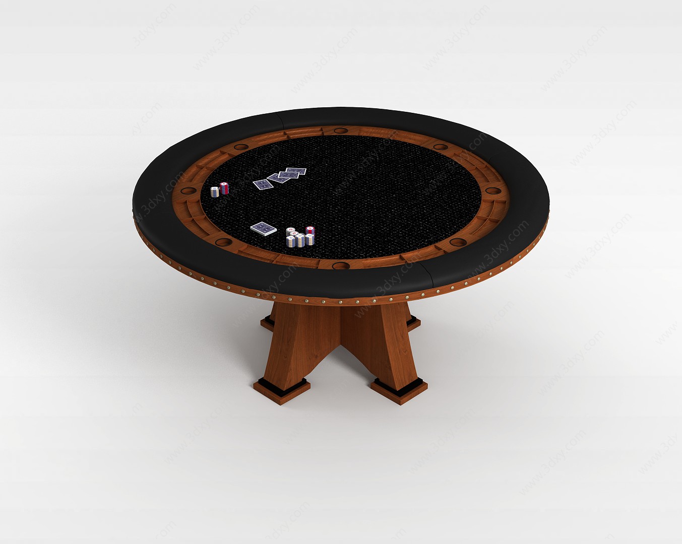 圆形赌博桌3D模型