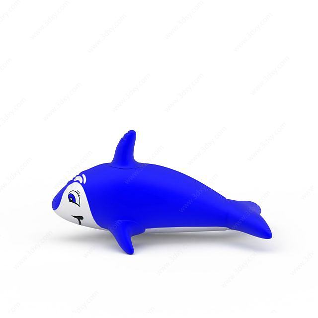 海豚气球3D模型