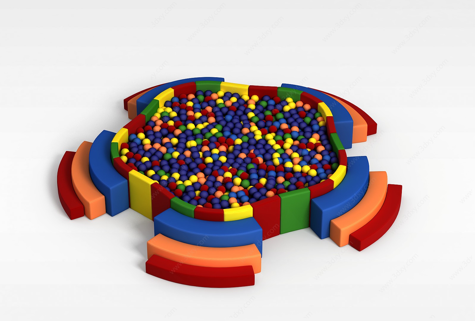 儿童游乐设备3D模型