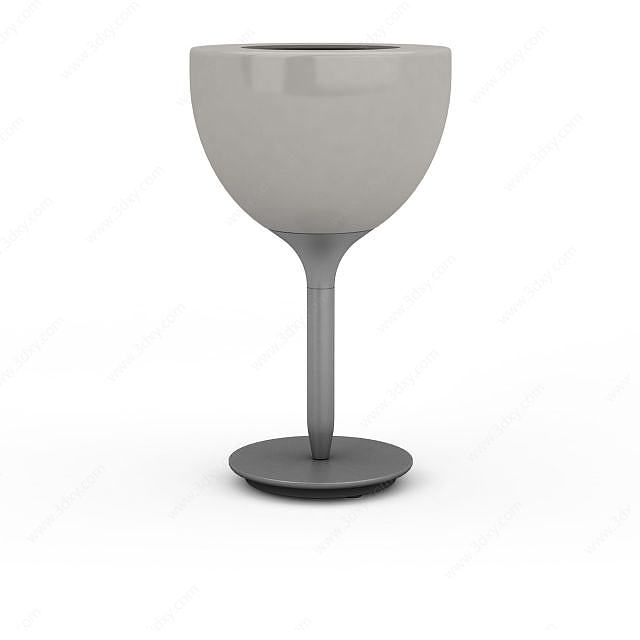 酒杯灯具3D模型