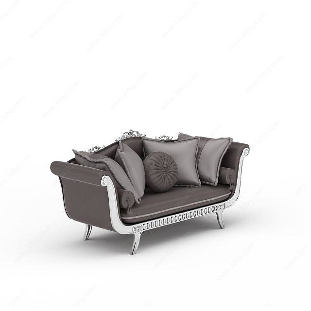 公主系欧式沙发3D模型