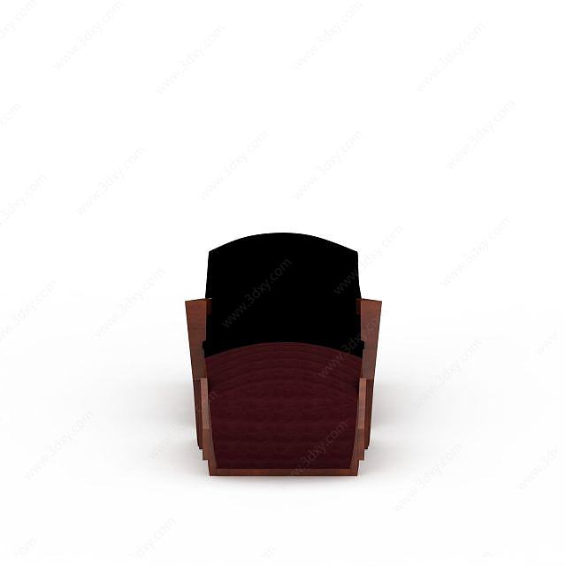 沙发脚凳套装3D模型