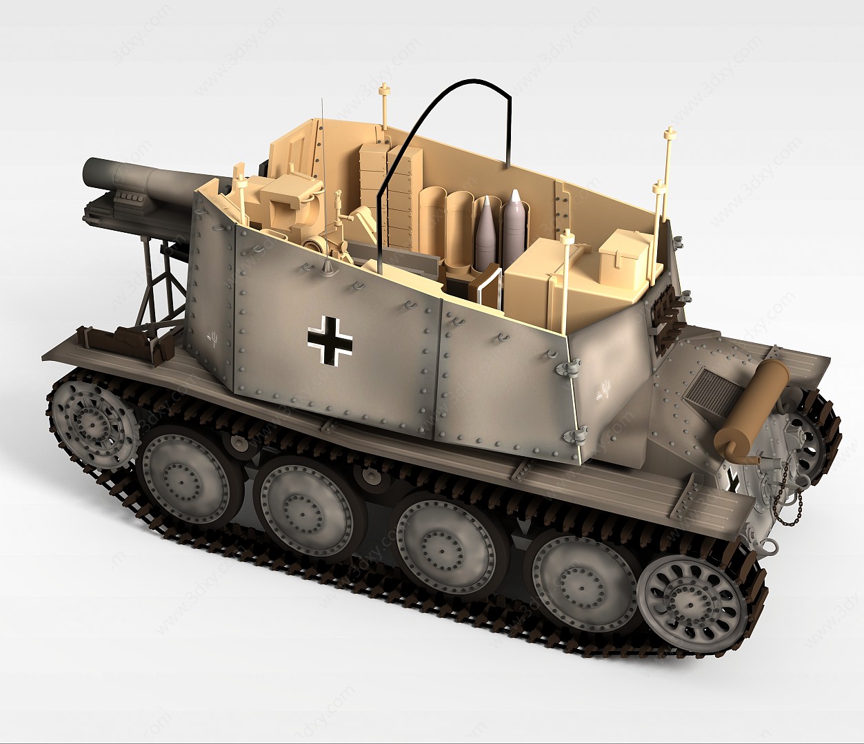 救护坦克车3D模型