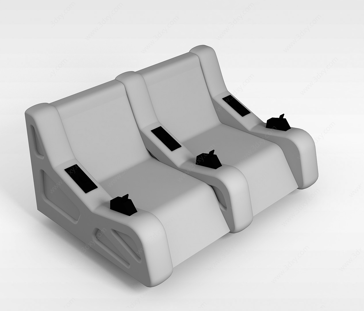 4D电影院椅子3D模型