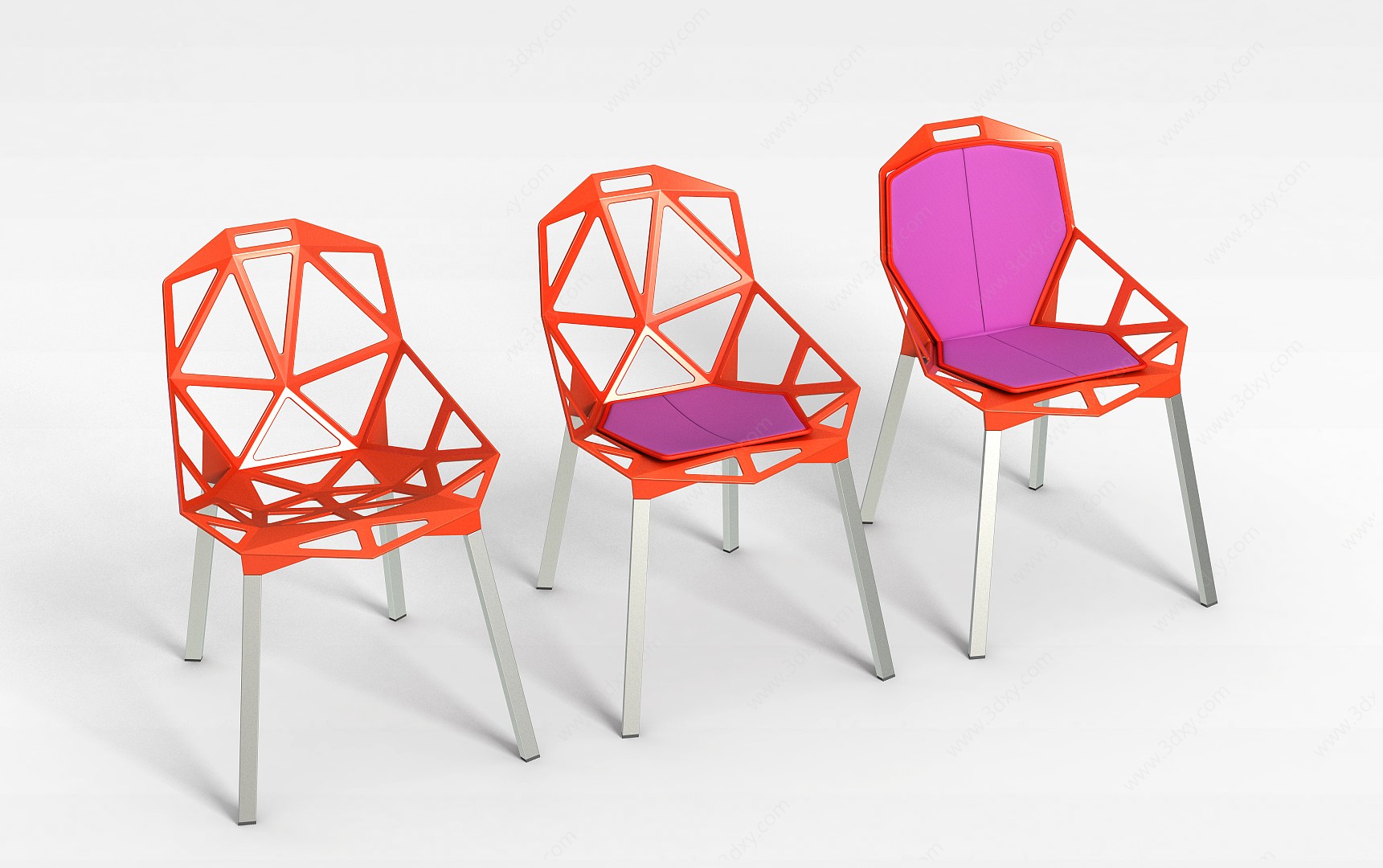 创意镂空椅子3D模型