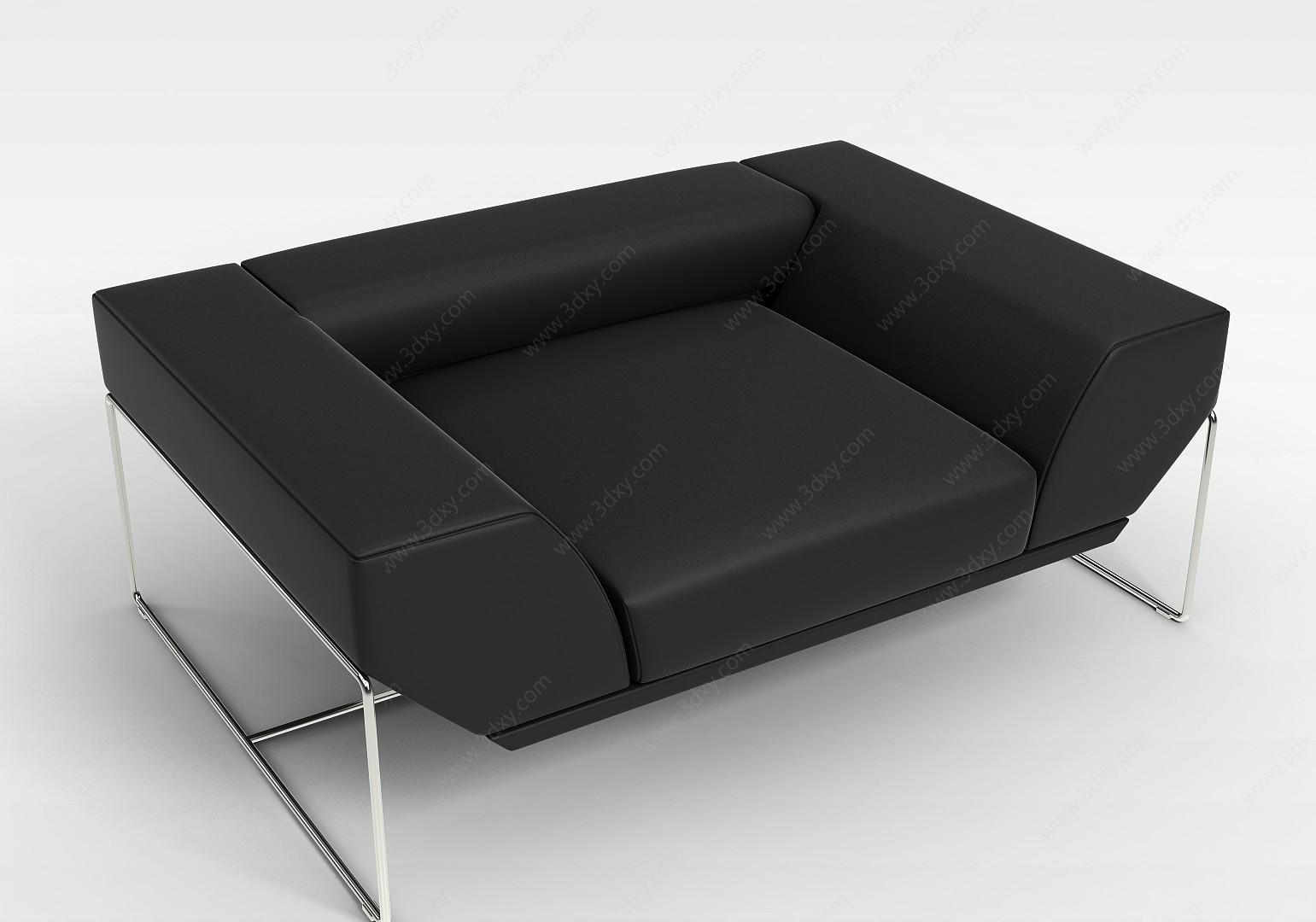 单体黑色椅子3D模型