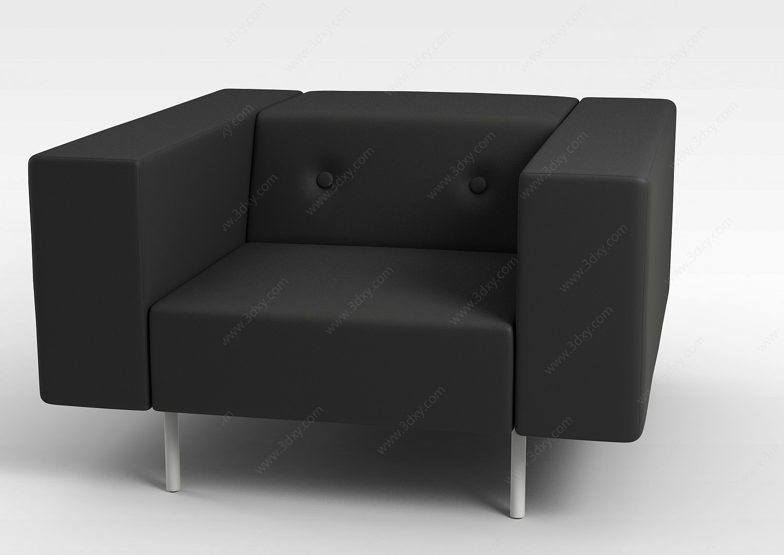 创意黑色椅子3D模型