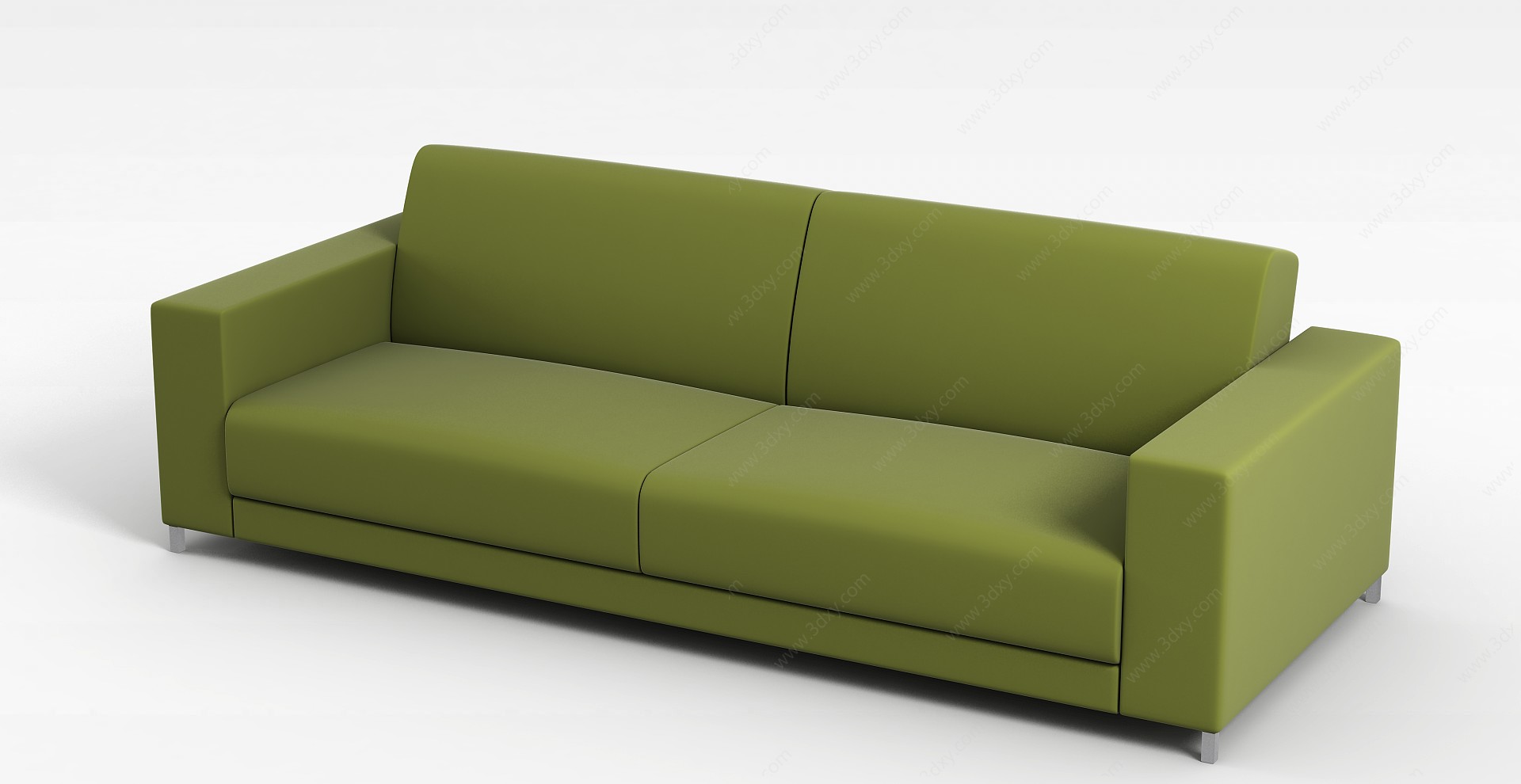 3d模型下载 家具组合3d模型 沙发3d模型 绿色沙发3d模型