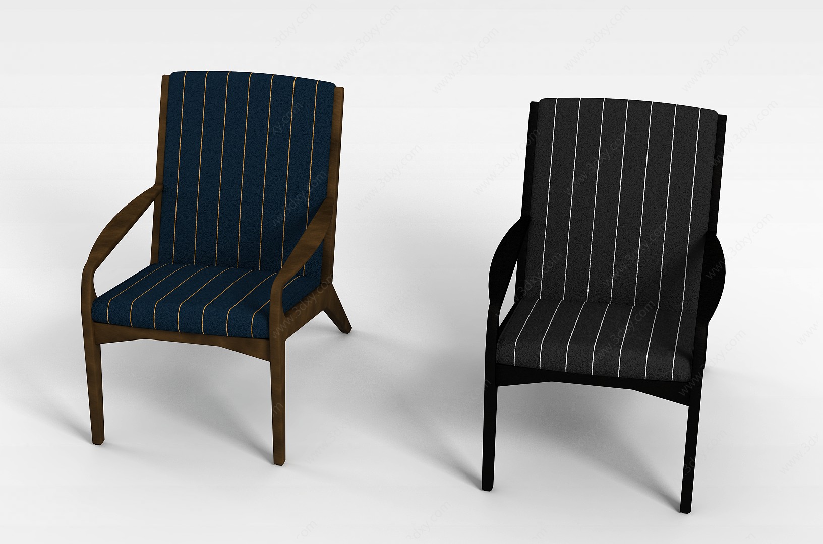 客厅椅子组合3D模型