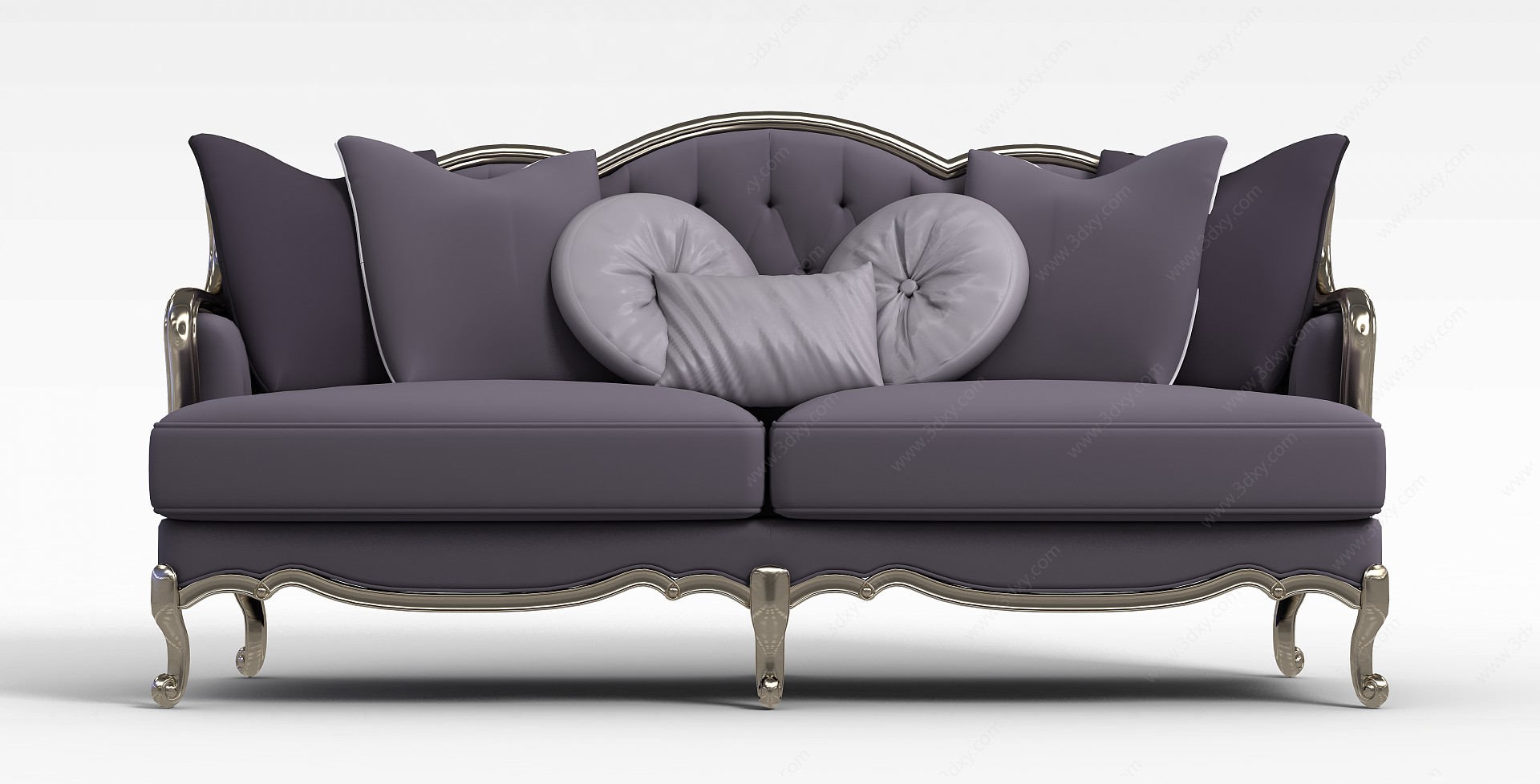 贵族布艺沙发3D模型
