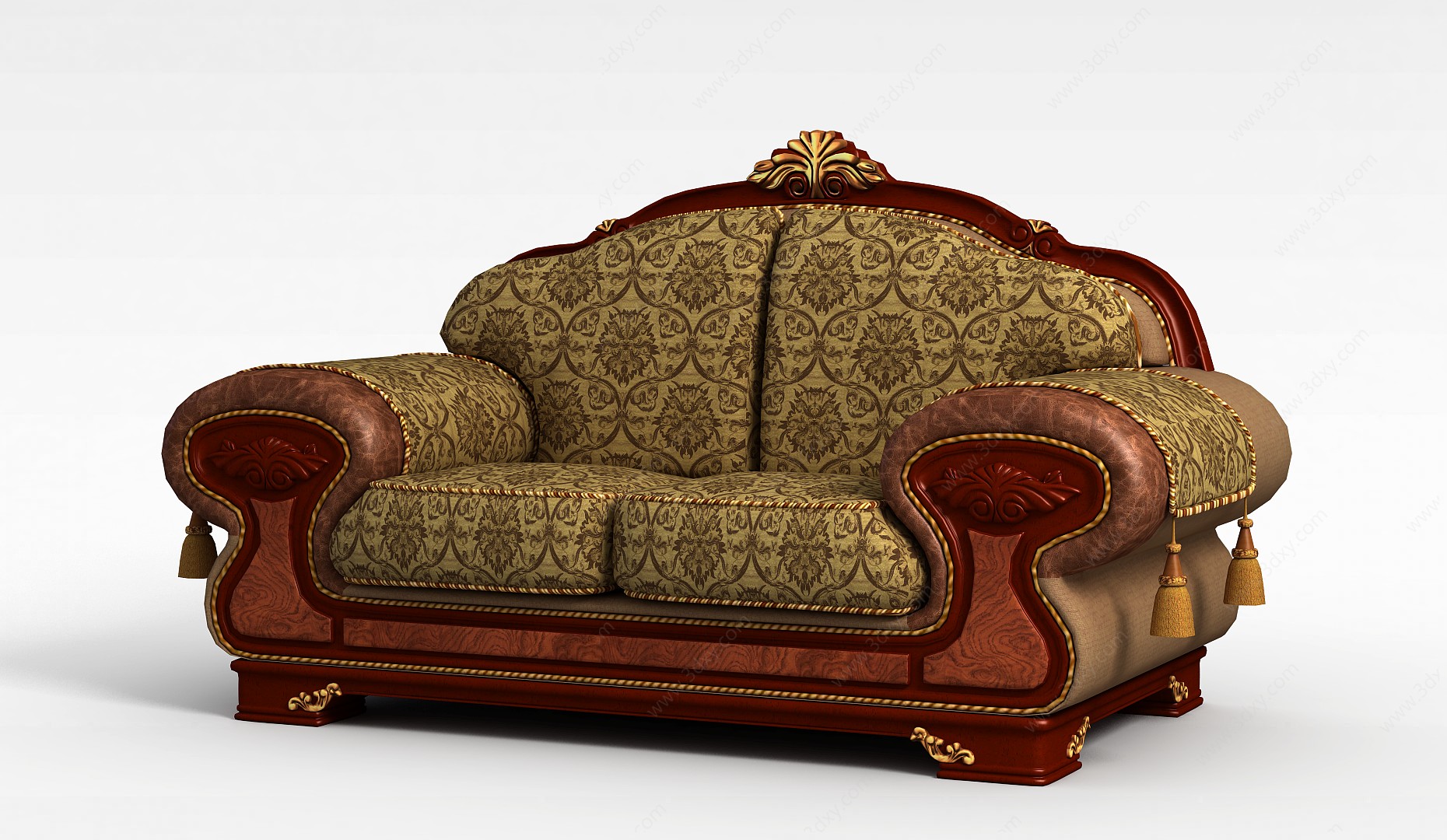 贵族双人沙发3D模型