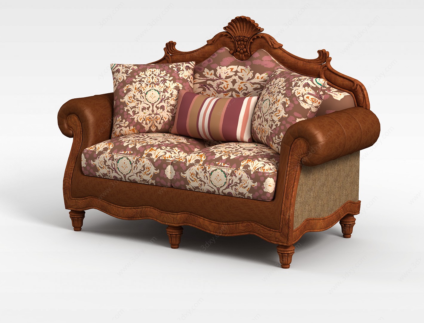 法式复古沙发3D模型