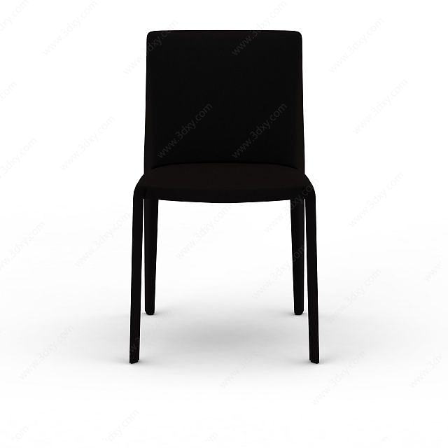 黑色椅子3D模型
