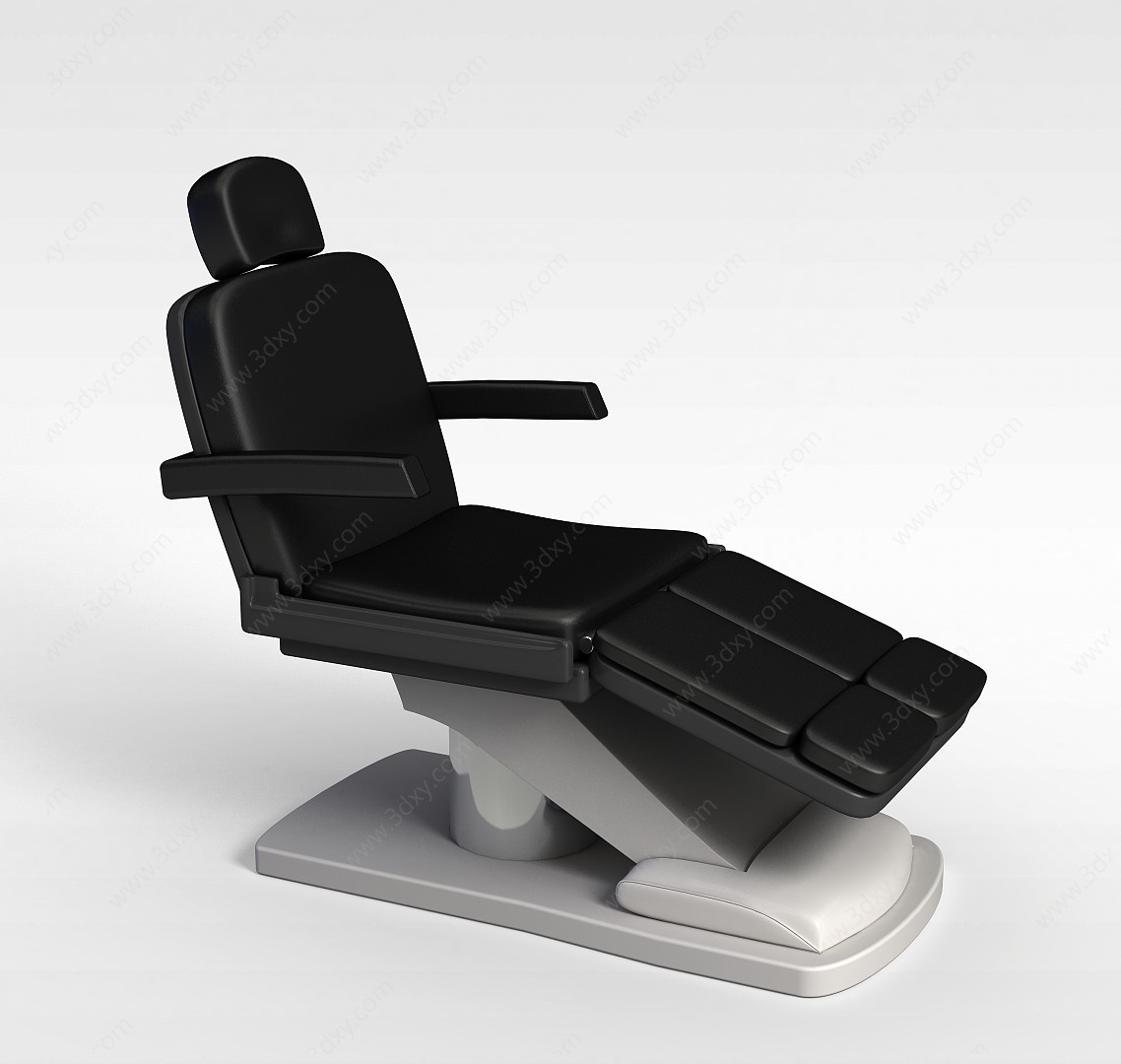 黑色按摩椅子3D模型