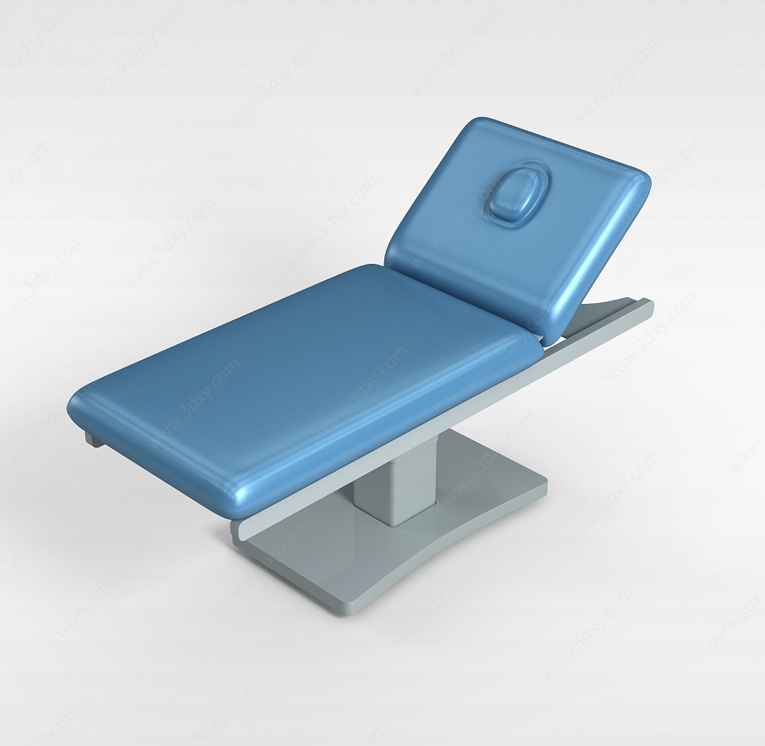 蓝色按摩椅3D模型