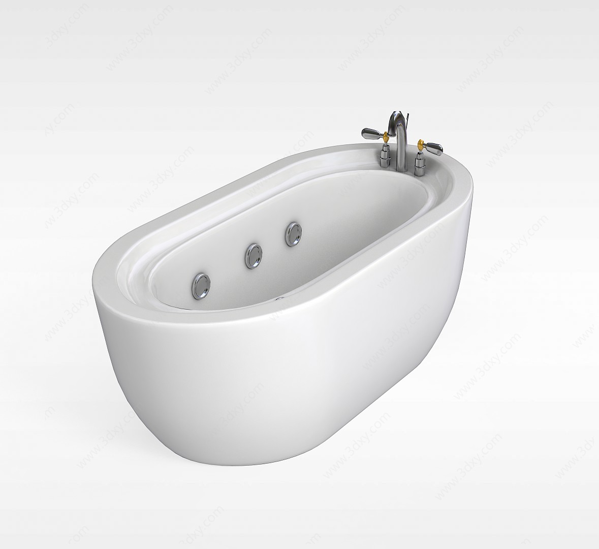 家居陶瓷浴盆3D模型