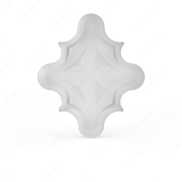 异形石膏构件3D模型