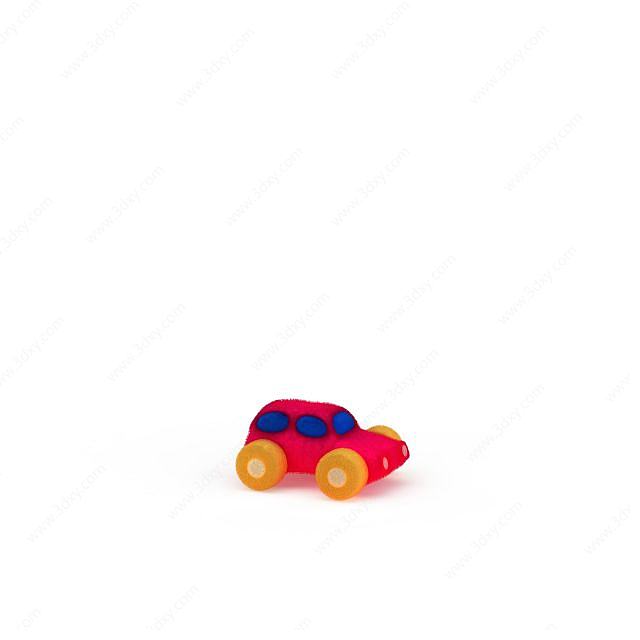 儿童玩具跑车3D模型