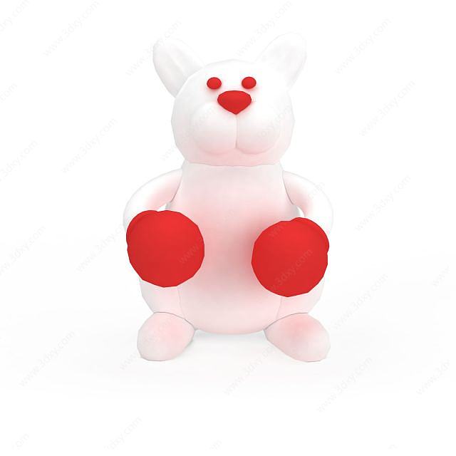 大白兔3D模型