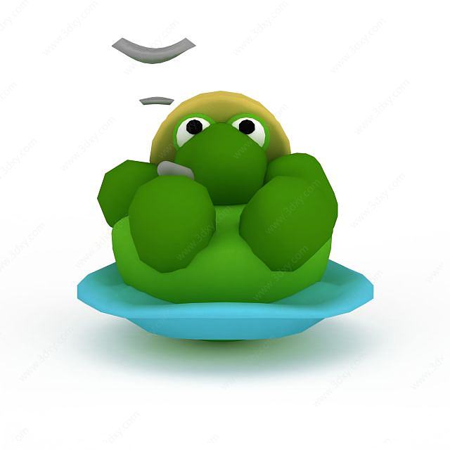 青蛙玩具3D模型