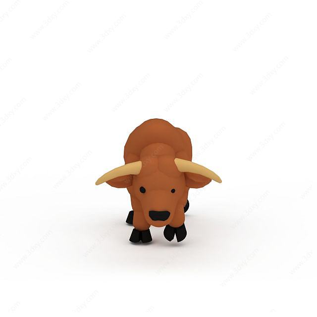 水牛玩具3D模型