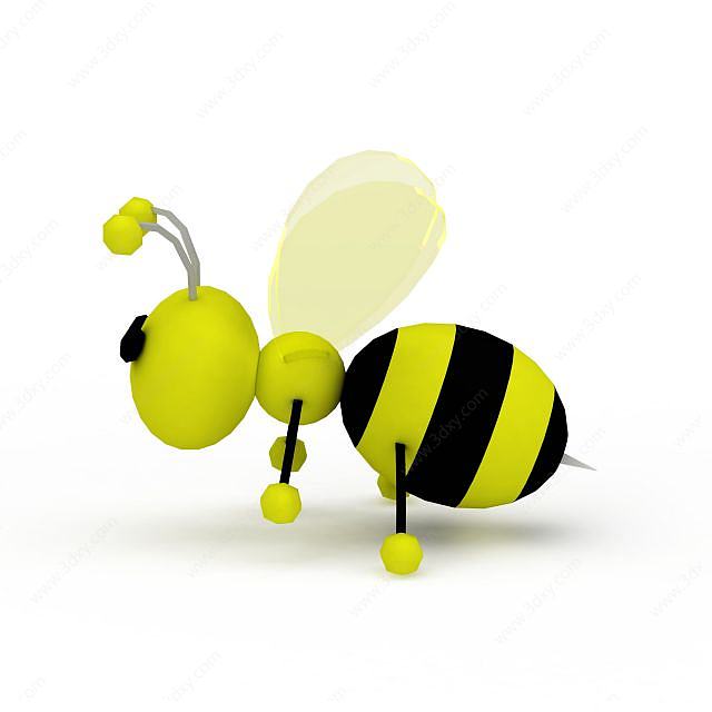蜜蜂玩具3D模型