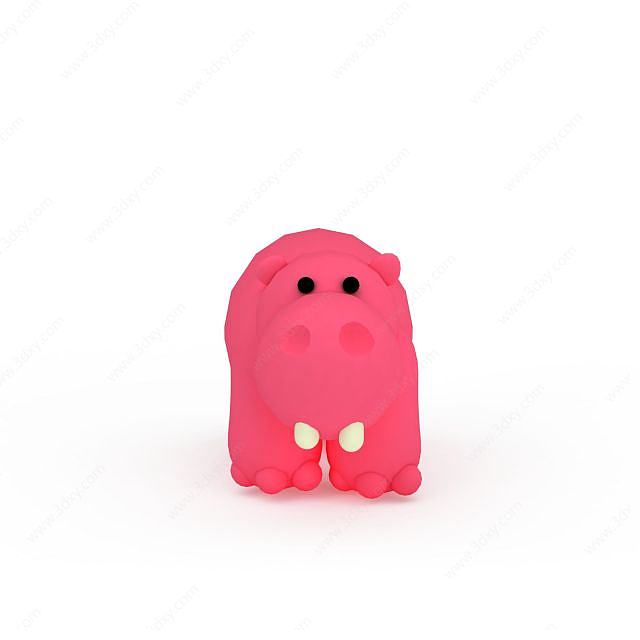 粉色玩具3D模型