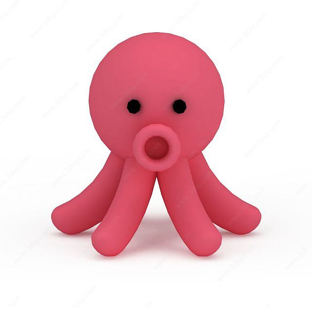 玩具章鱼3D模型
