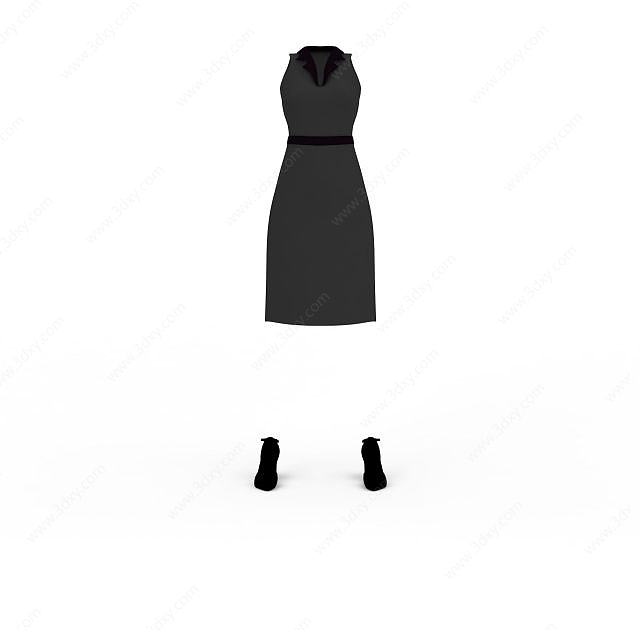 女士裙子3D模型