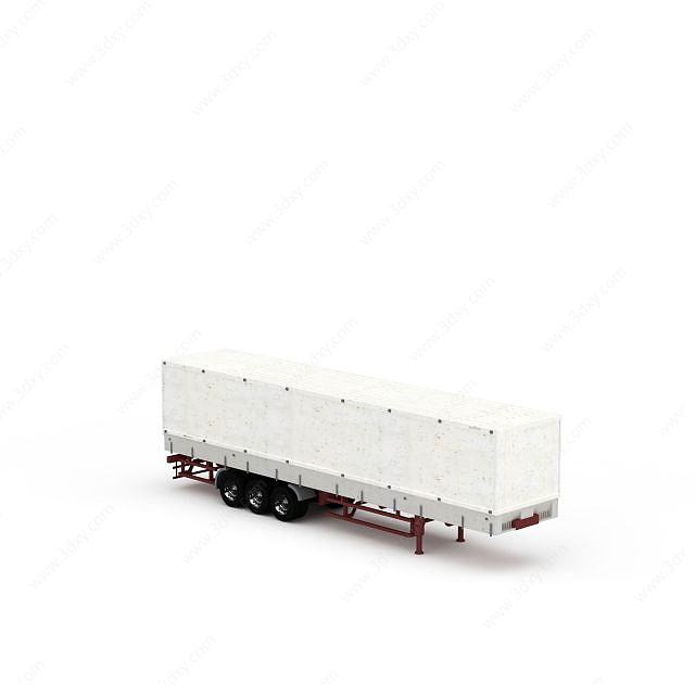 卡车车厢3D模型