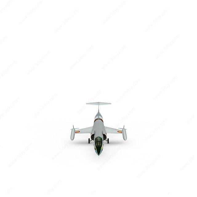 喷气式飞机3D模型
