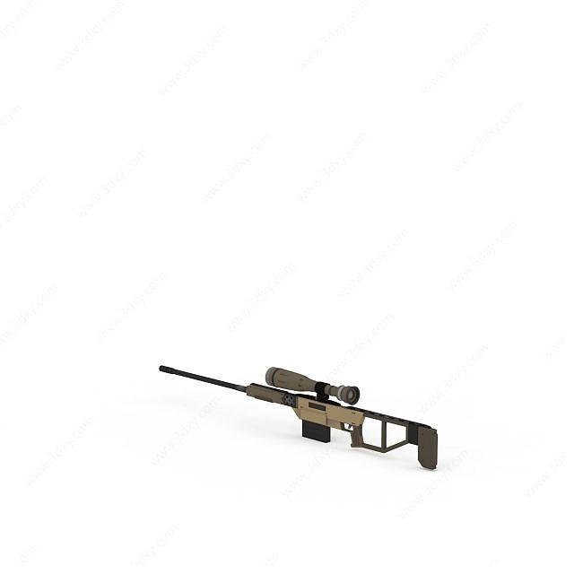 狙击枪3D模型