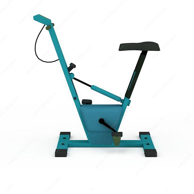 自行车健身器3D模型