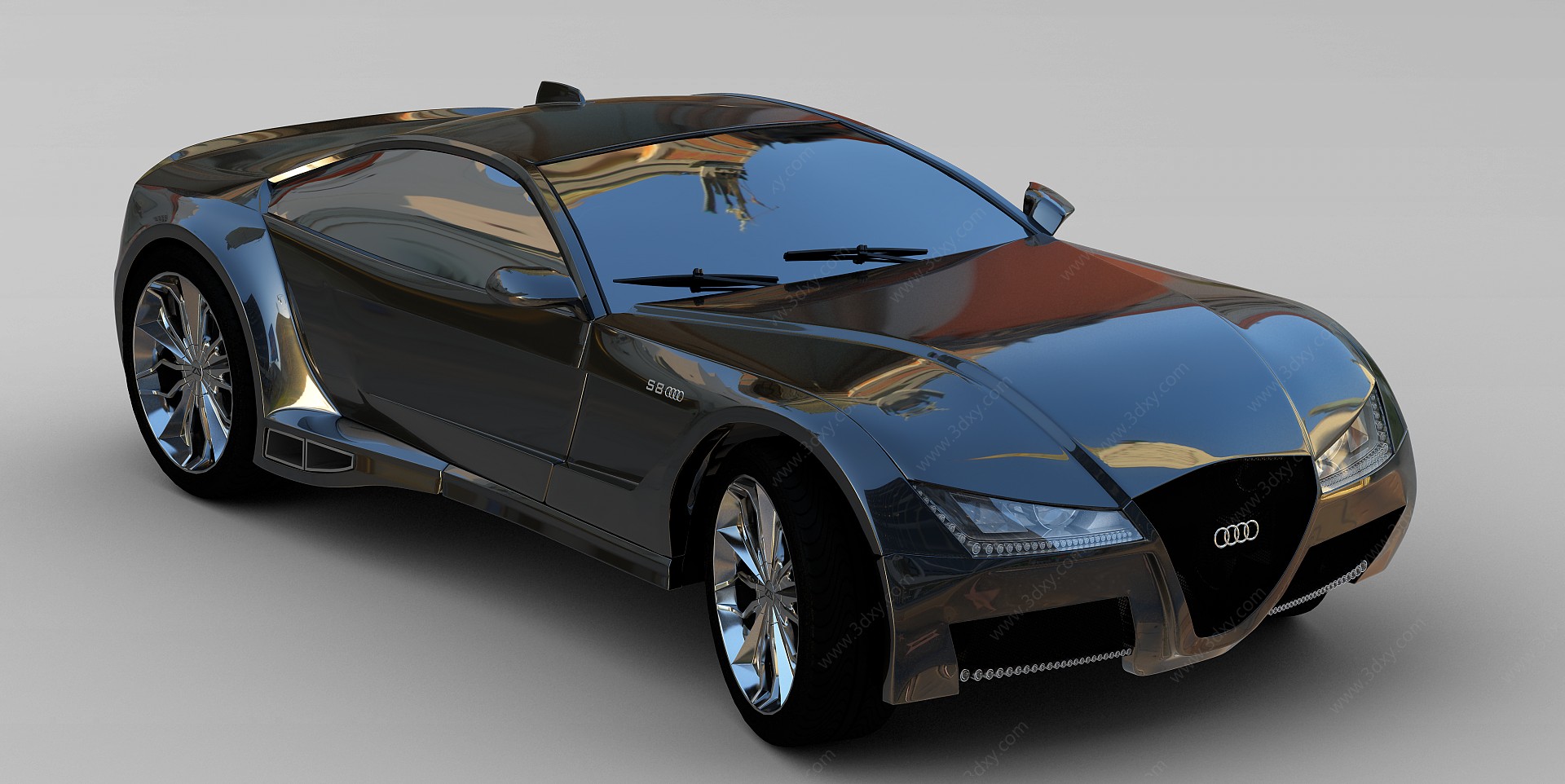 奥迪车3D模型
