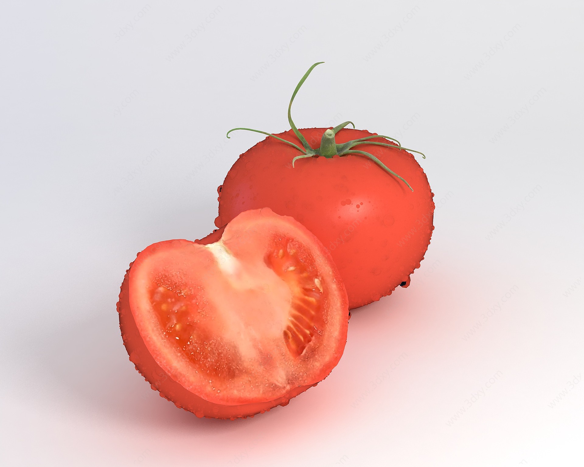 西红柿番茄3D模型