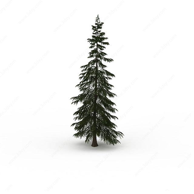 圣诞树木3D模型