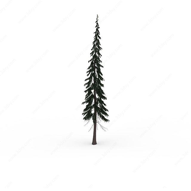 小型迷你圣诞树3D模型