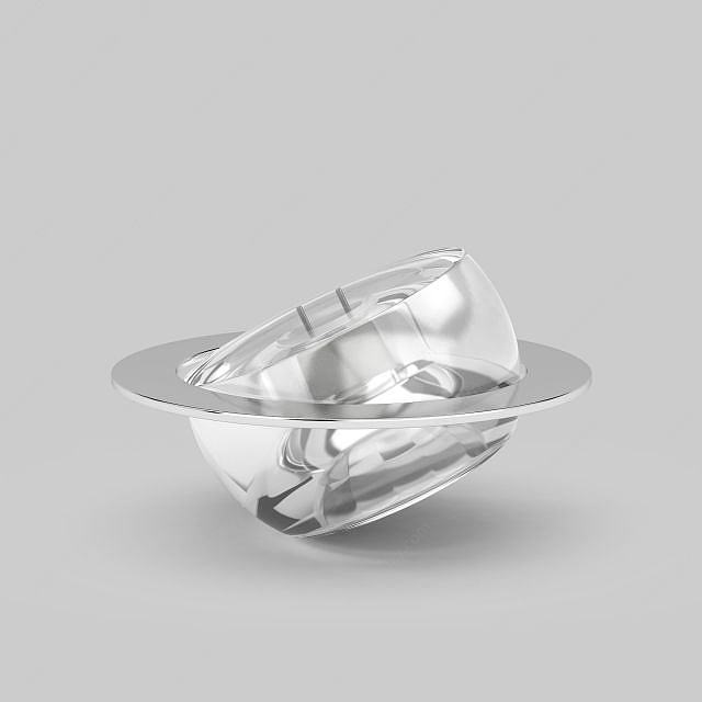 创意水晶台灯3D模型