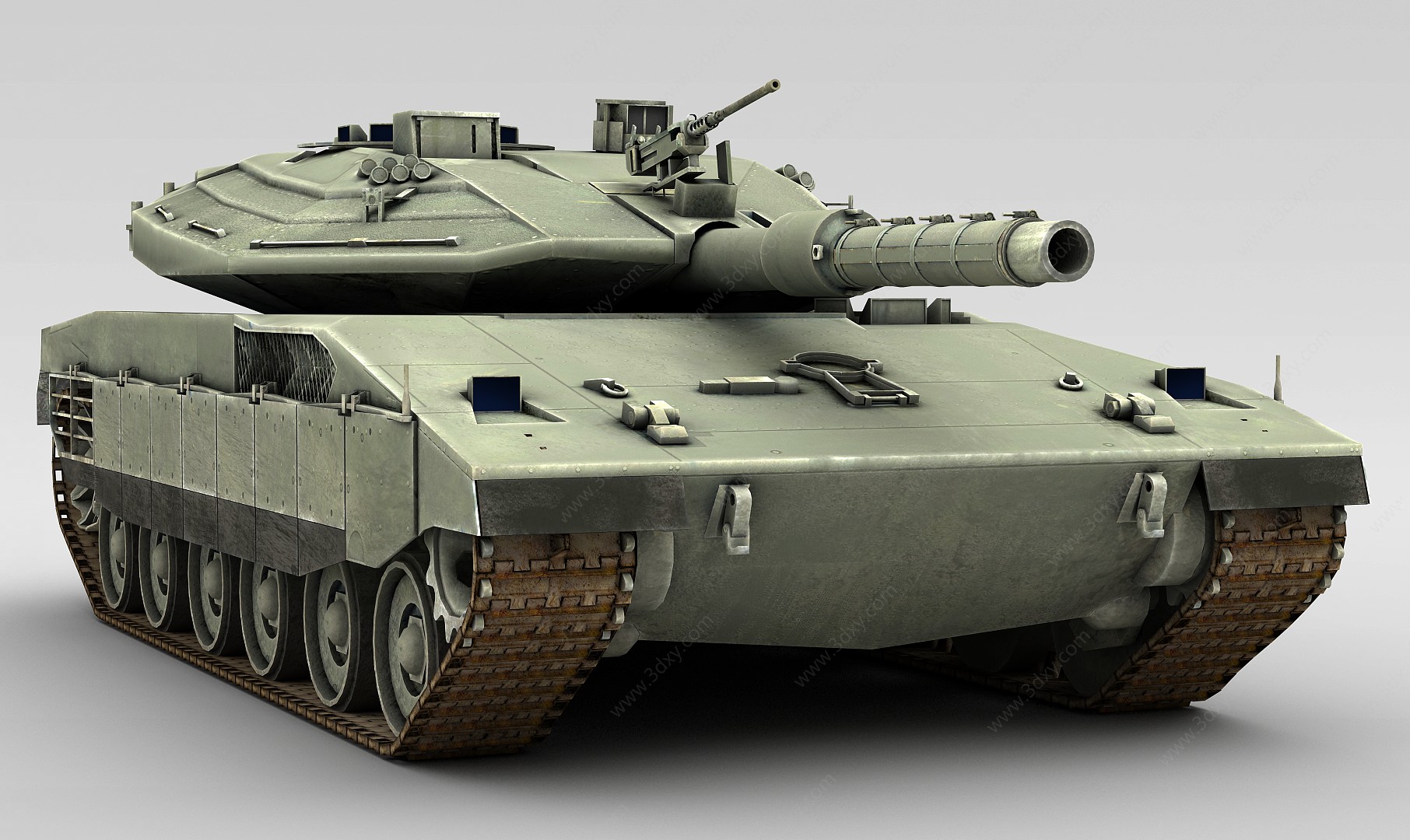 军事坦克3D模型