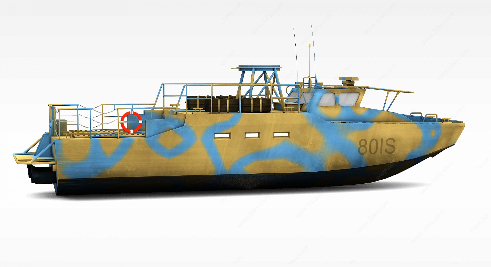 军事船舶3D模型