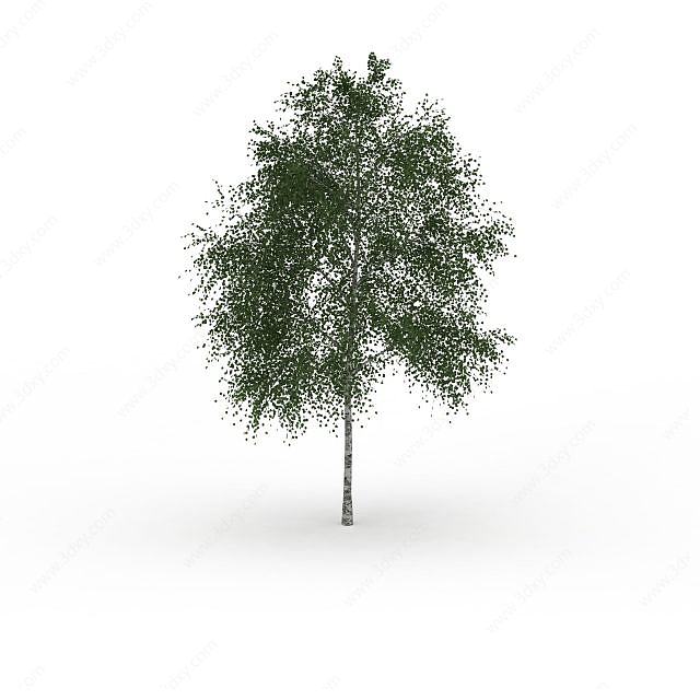 绿叶树3D模型