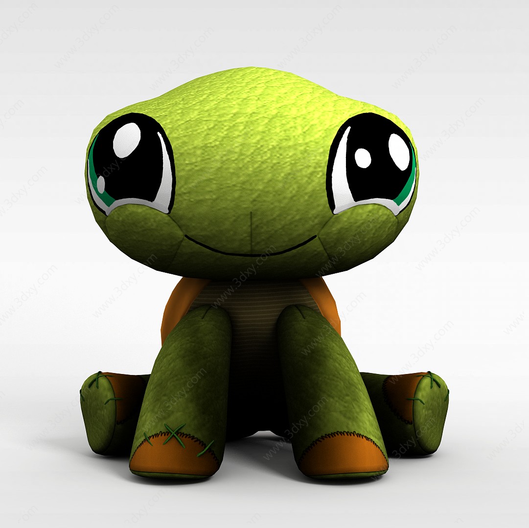 青蛙玩具3D模型