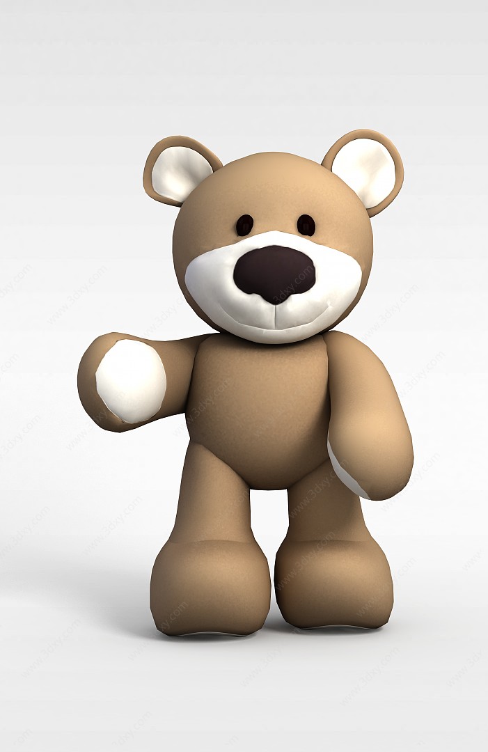 狗熊玩具3D模型
