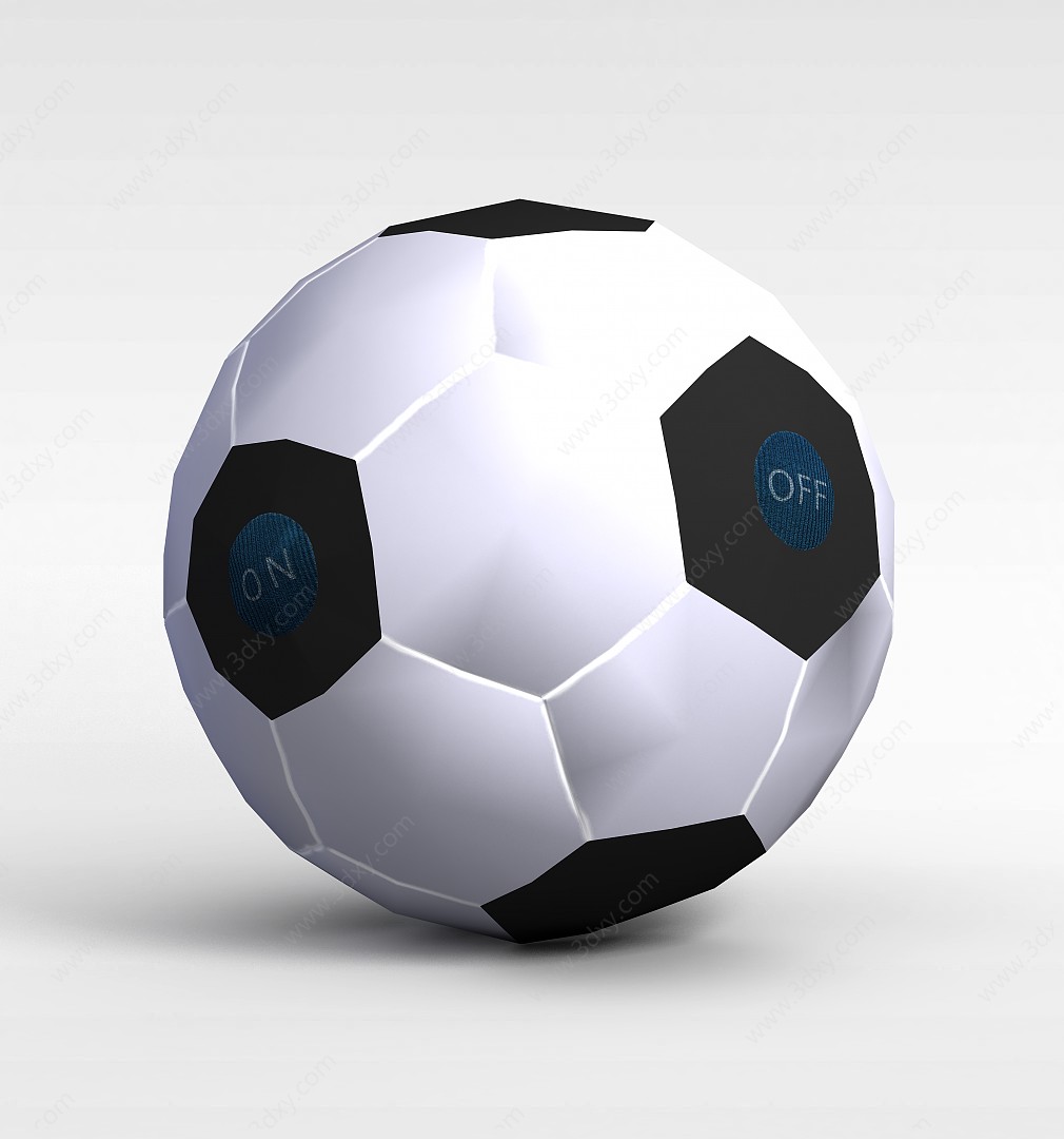 足球玩具3D模型