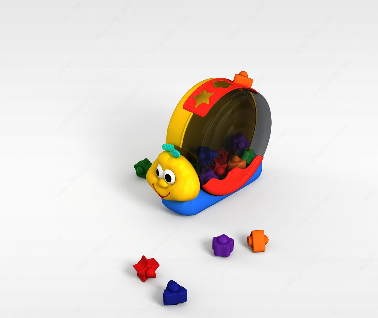 蜗牛玩具3D模型