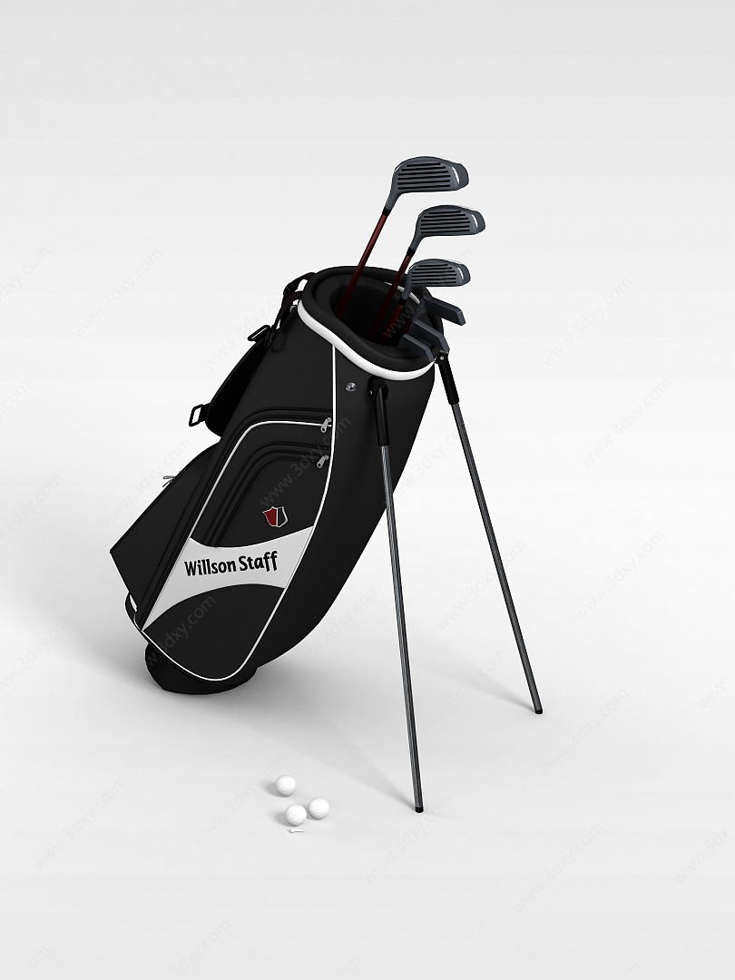 高尔夫球杆3D模型