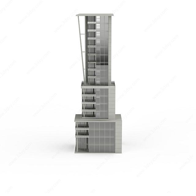 高层写字楼3D模型
